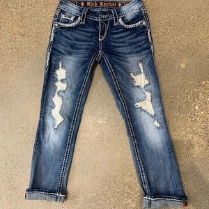 Rock Revival crop jeans